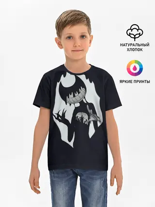 Детская базовая футболка / Bendy And The Ink Machine