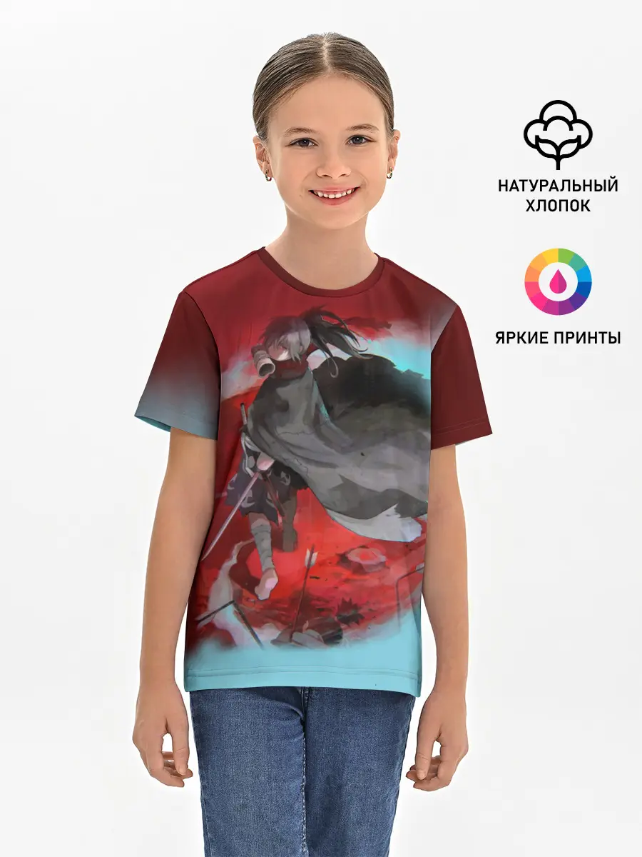 Детская базовая футболка / ХЯККИМАРУ | ДОРОРО | DORORO