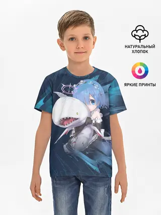 Детская базовая футболка / Re: Zero. Жизнь с нуля