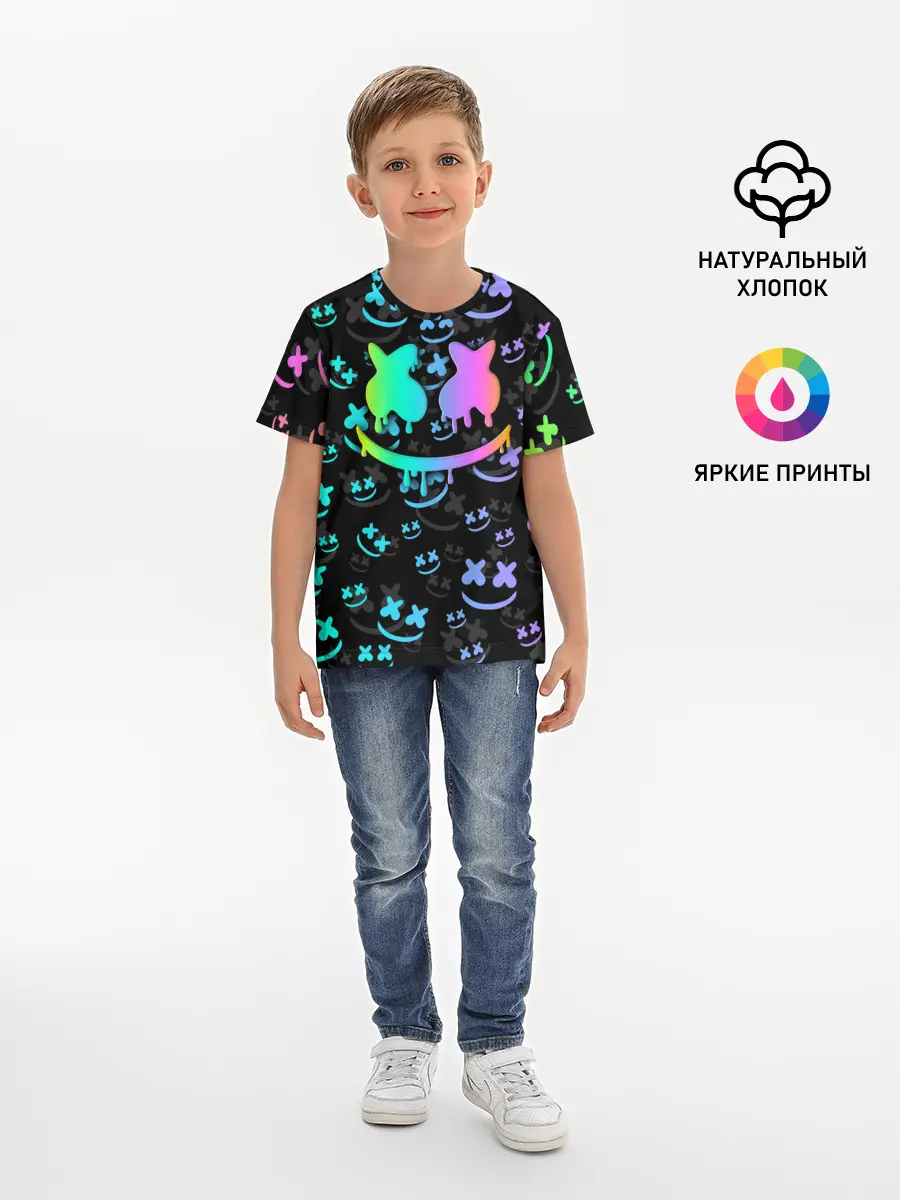 Детская базовая футболка / MARSHMELLO