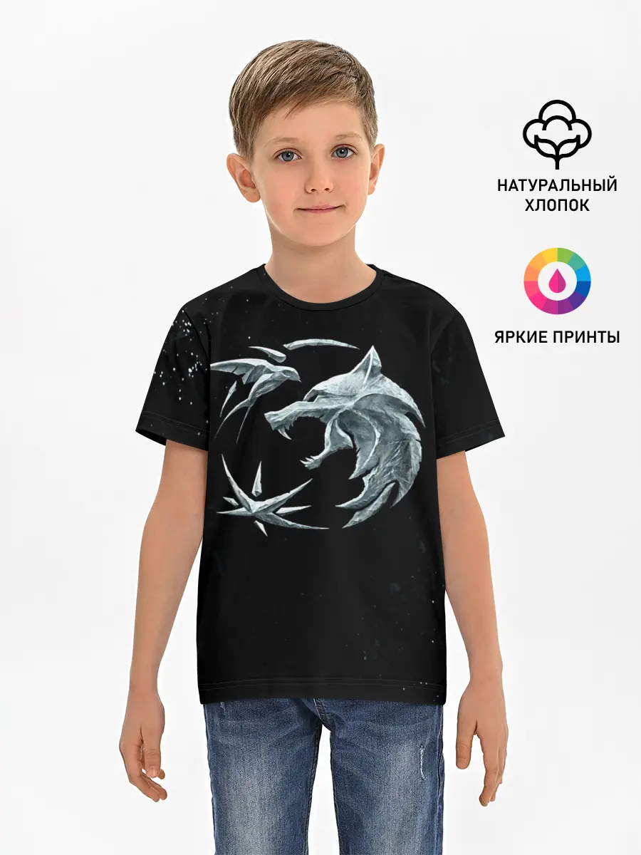 Детская базовая футболка / THE WITCHER - Символы