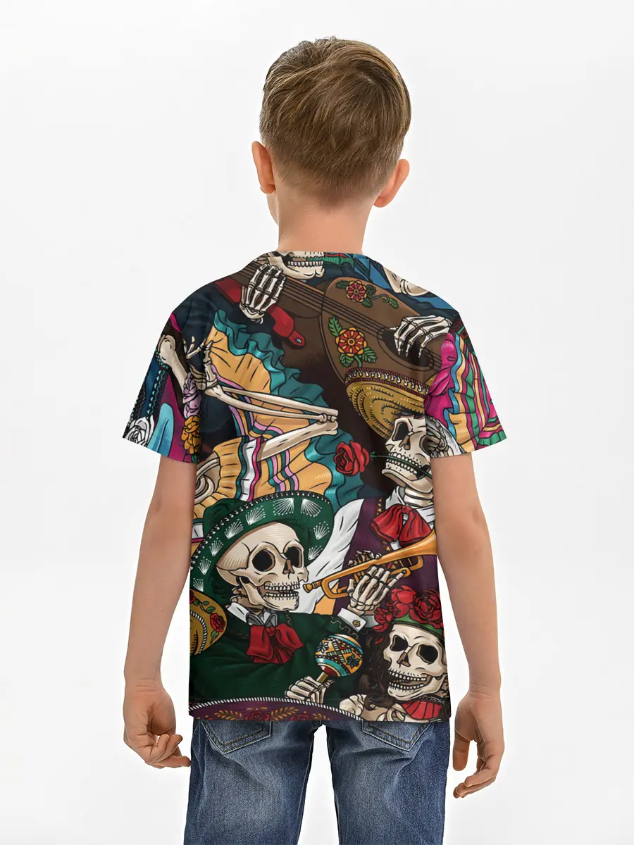 Детская базовая футболка / Мексиканская Вечеринка