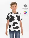 Детская базовая футболка / COW PRINT