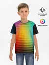 Детская базовая футболка / Радужный градиент
