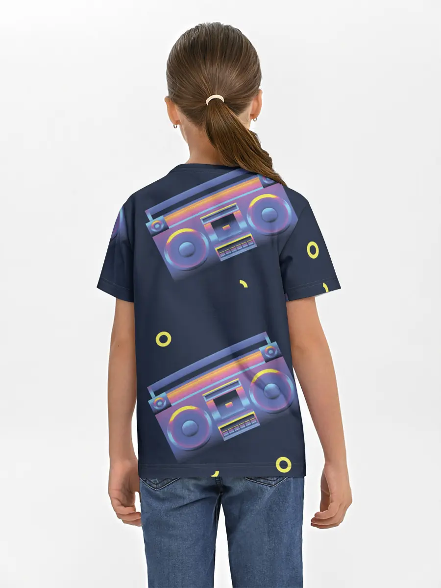 Детская базовая футболка / Retro style