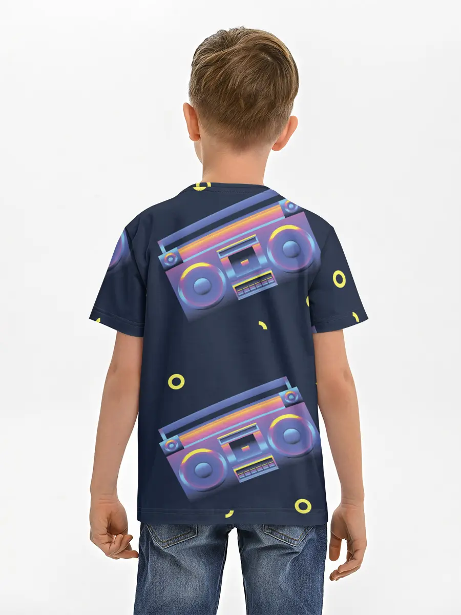 Детская базовая футболка / Retro style