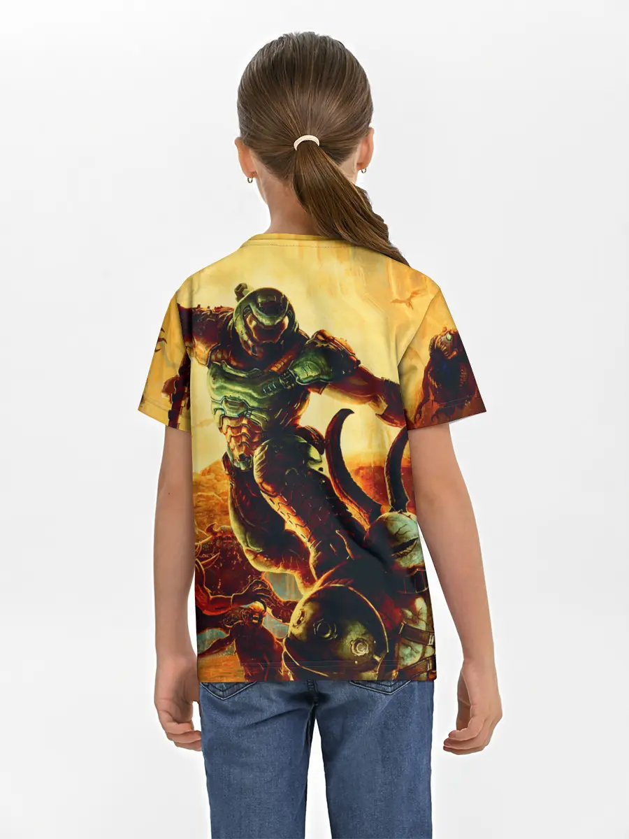 Детская базовая футболка / Doom Eternal