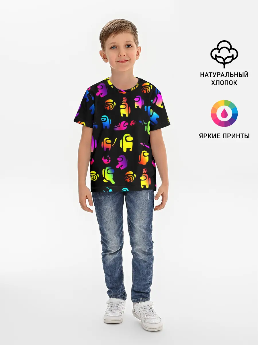 Детская базовая футболка / AMONG US