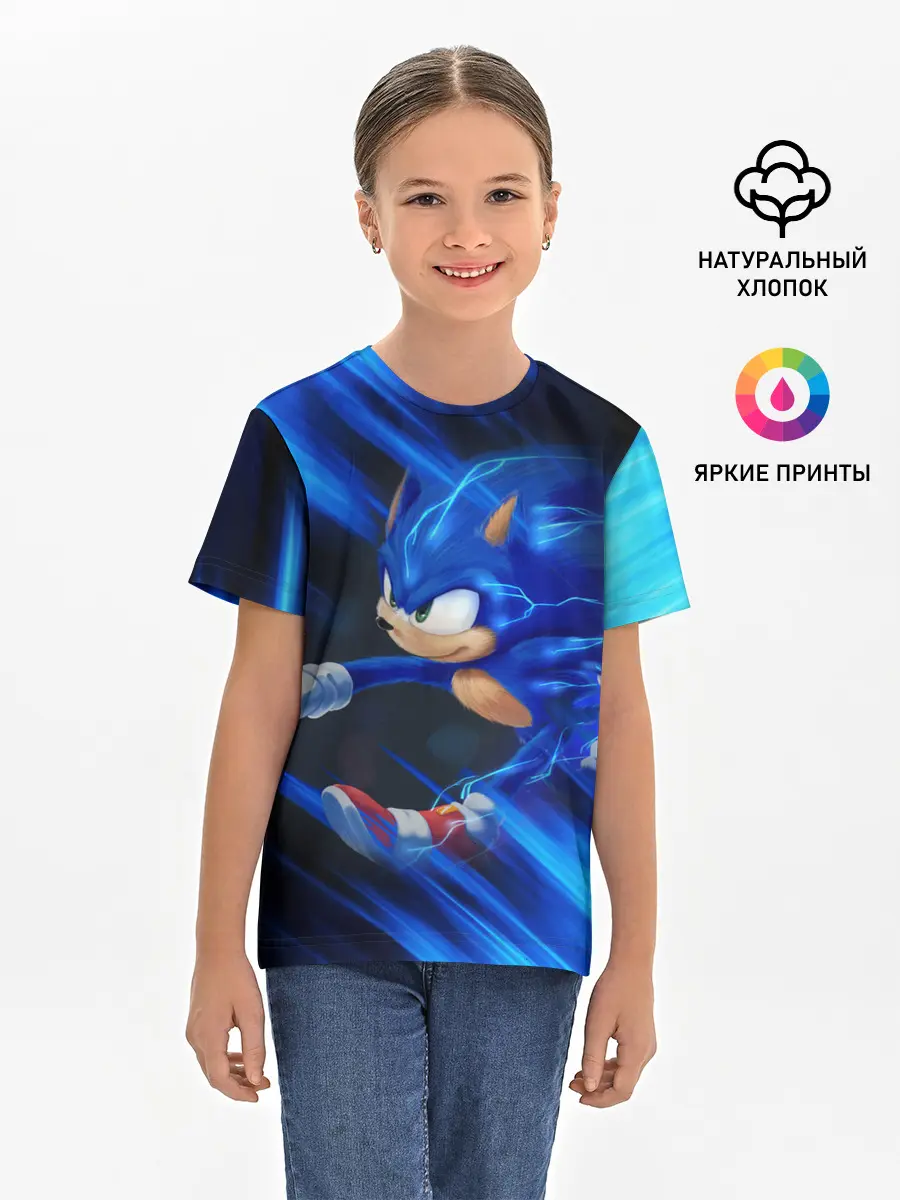 Детская базовая футболка / SONIC | СОНИК