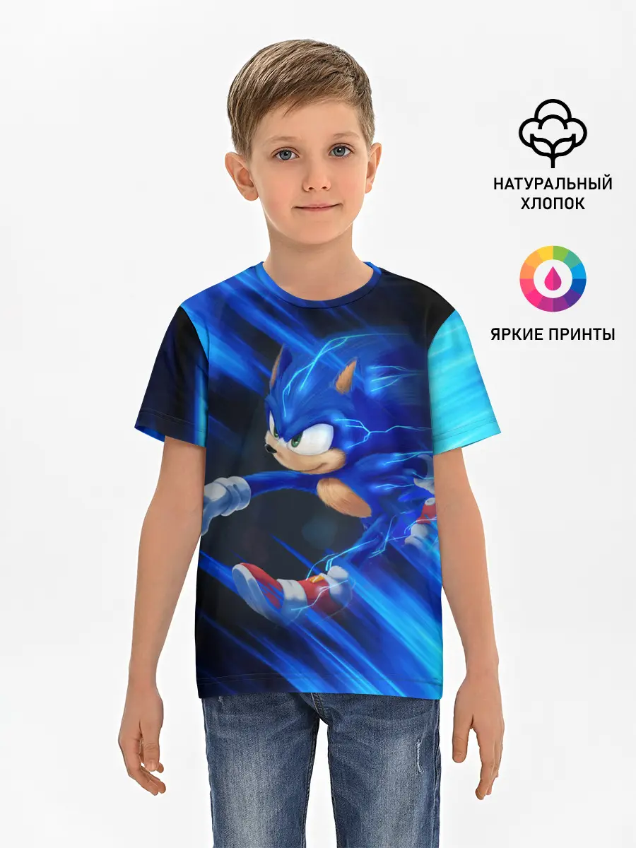 Детская базовая футболка / SONIC | СОНИК