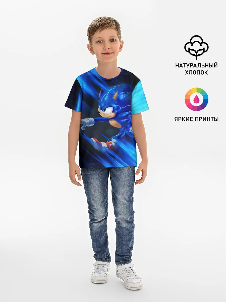 Детская базовая футболка / SONIC | СОНИК