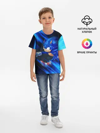 Детская базовая футболка / SONIC | СОНИК