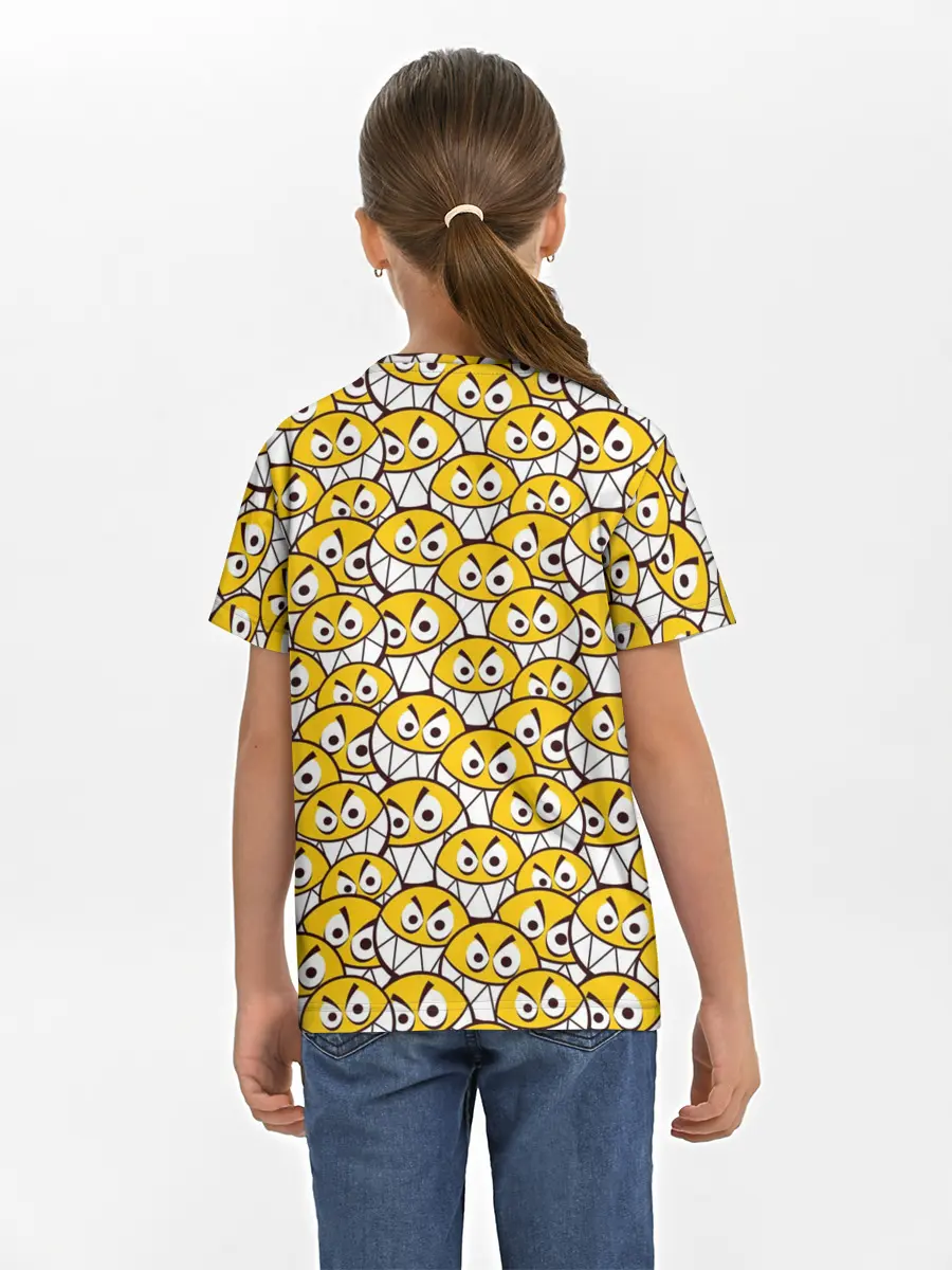 Детская базовая футболка / Злые Смайлы