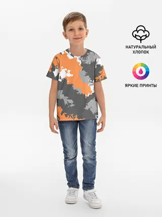 Детская базовая футболка / Камуфляж