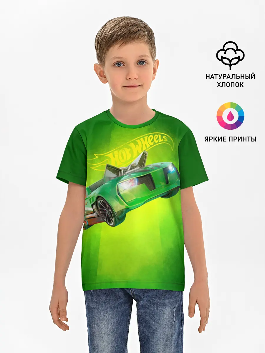 Детская базовая футболка / Hot Wheels. Хот Вилс