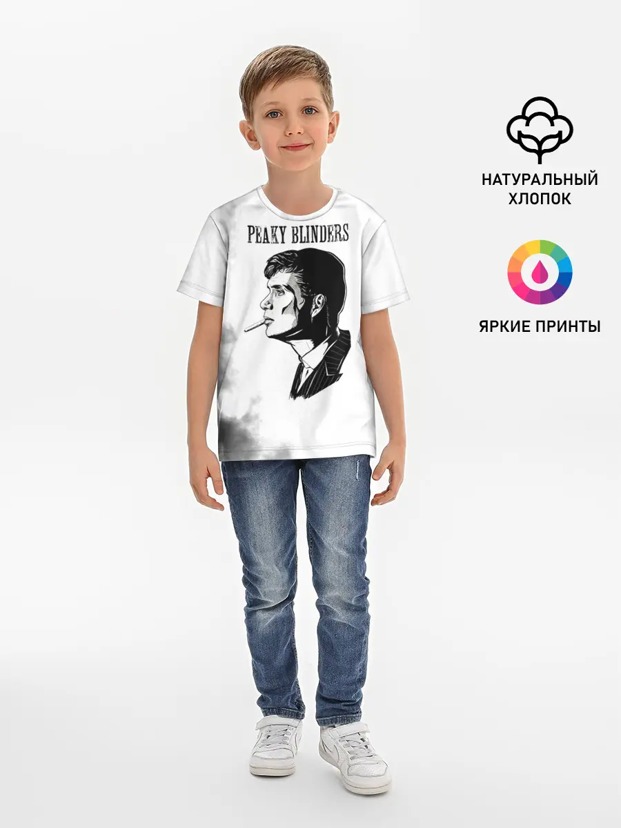 Детская базовая футболка / Острые козырьки