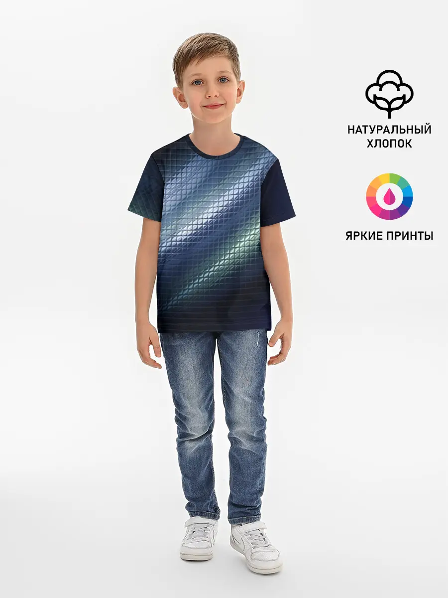 Детская базовая футболка / Текстура