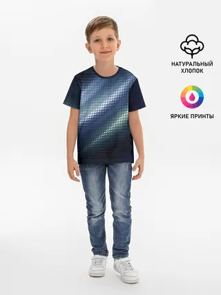 Детская базовая футболка / Текстура