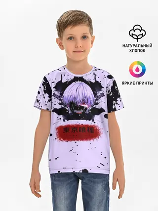 Детская базовая футболка / Канеки Кан