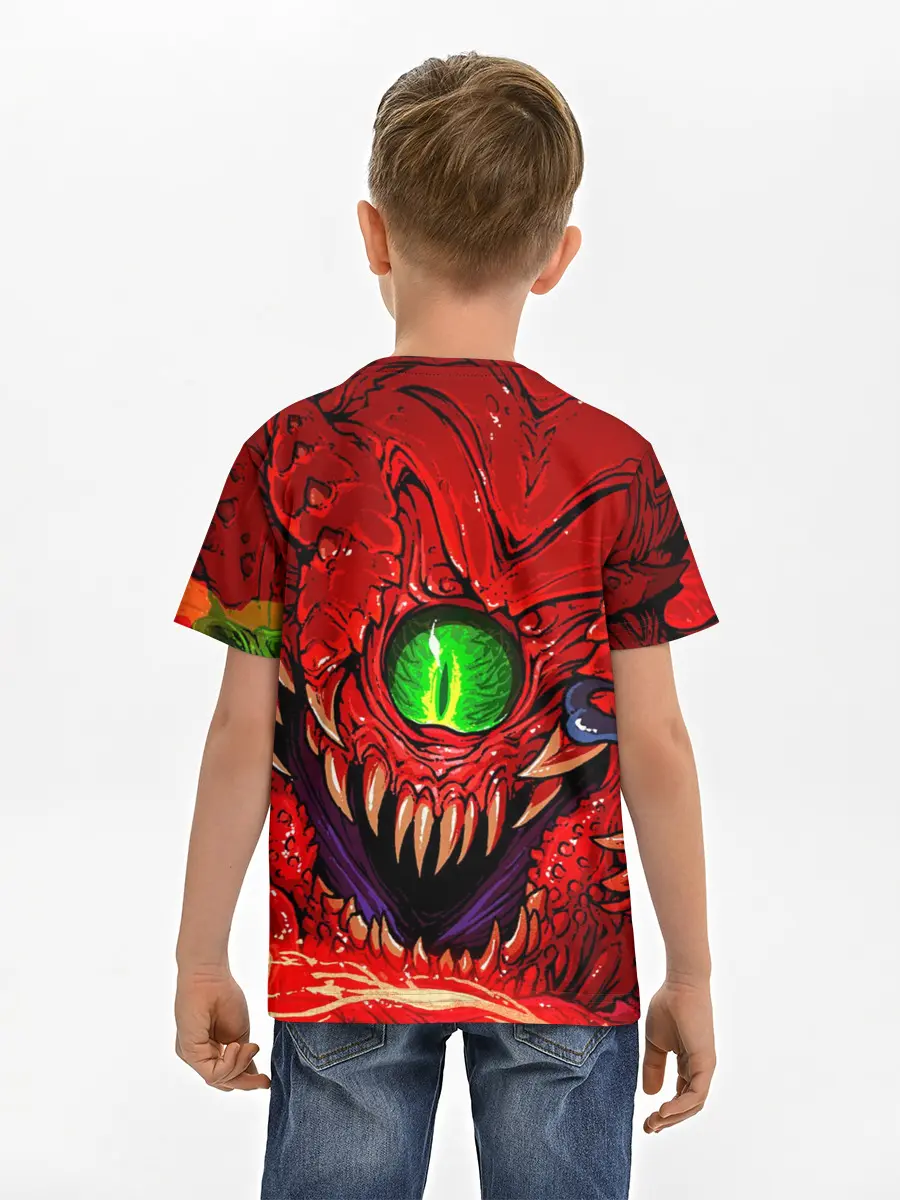 Детская базовая футболка / DOOM Eternal