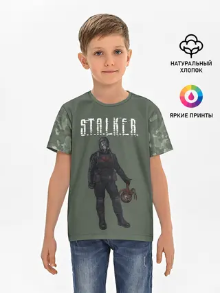 Детская базовая футболка / S.T.A.L.K.E.R. | С.Т.А.Л.К.Е.Р