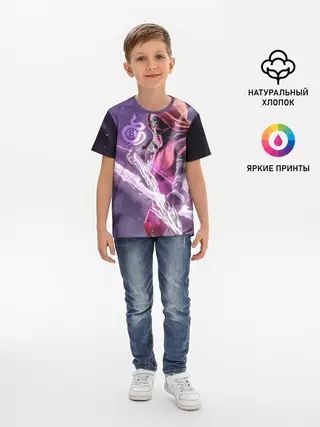 Детская базовая футболка / DESTINY 2 HUNTER LOGO