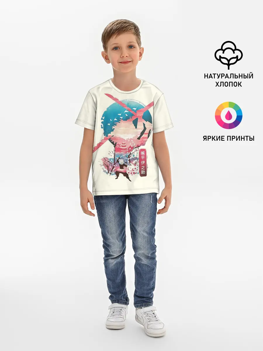 Детская базовая футболка / Demon Slayer