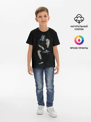 Детская базовая футболка / Billie Eilish