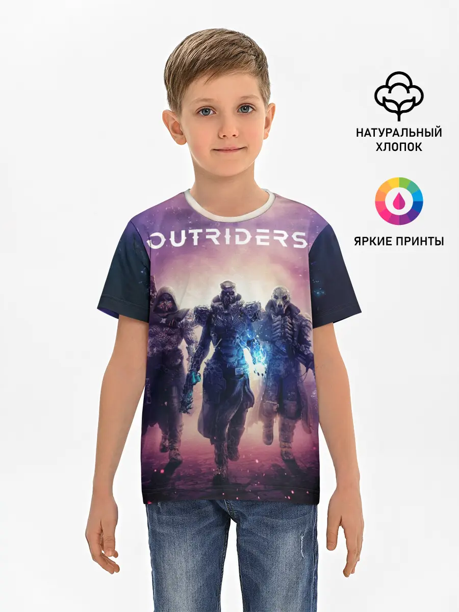 Детская базовая футболка / Outriders