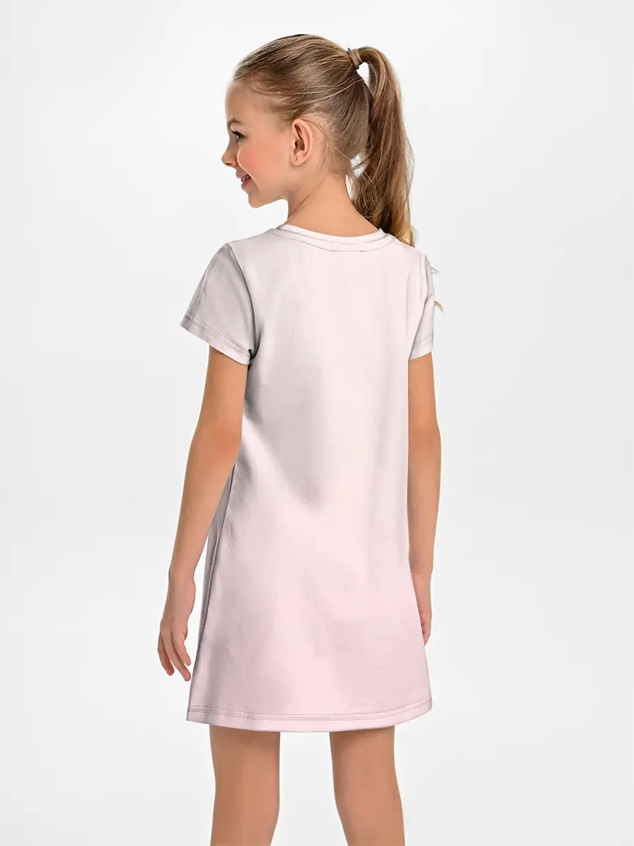 Детское платье / Спящий дракон Хаку чиби цветы