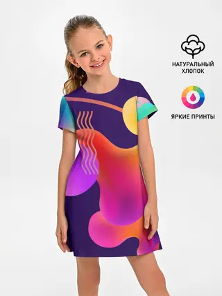 Детское платье / Rainbow T-Shirt