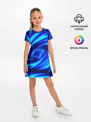 Детское платье / ОГНЕННЫЕ ВОЛНЫ | FIRE STRIPES