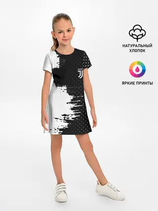 Детское платье / Juventus uniform black 2018