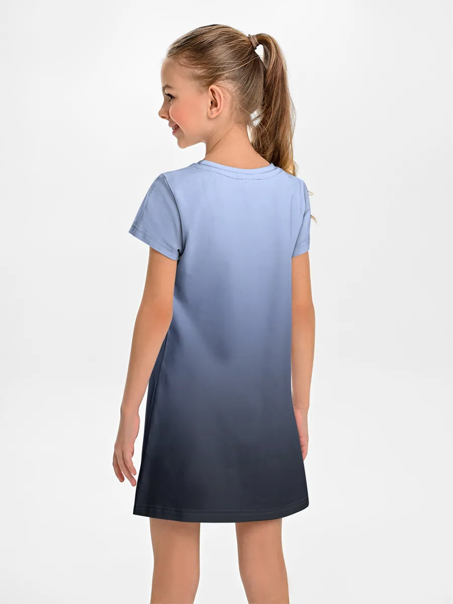 Детское платье / футуристический ворон