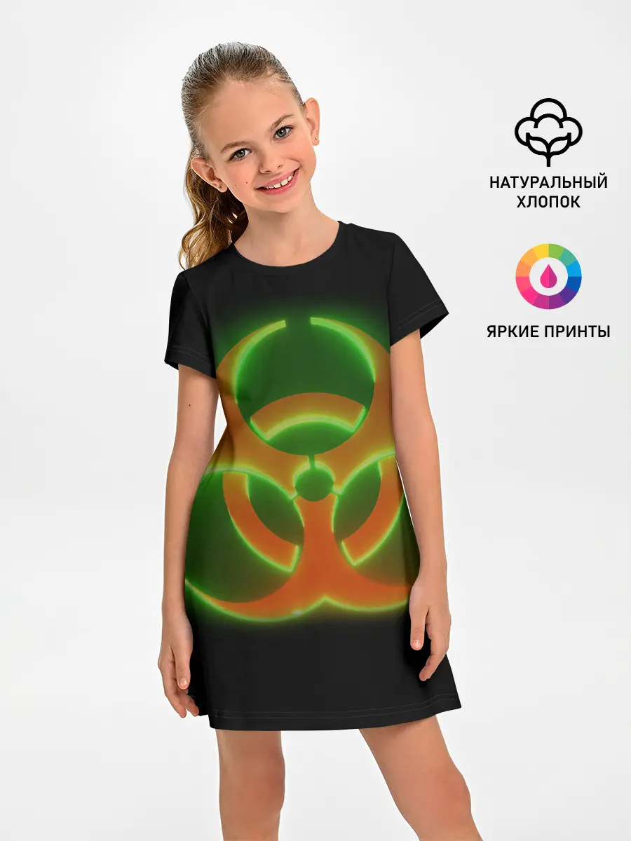 Детское платье / Biohazard Neon
