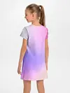 Детское платье / светлый градиент розовый мода