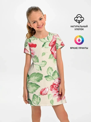 Детское платье / Розы