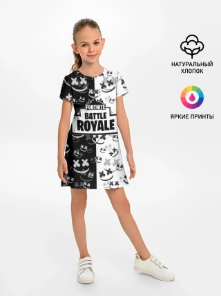 Детское платье / Fortnite & Marshmello