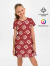 Детское платье / Снежный орнамент