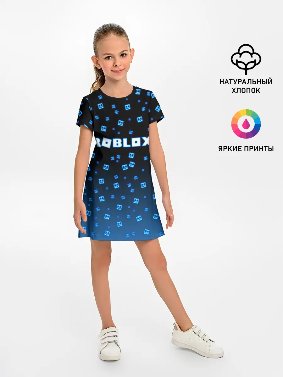 Детское платье / Roblox X Marshmello