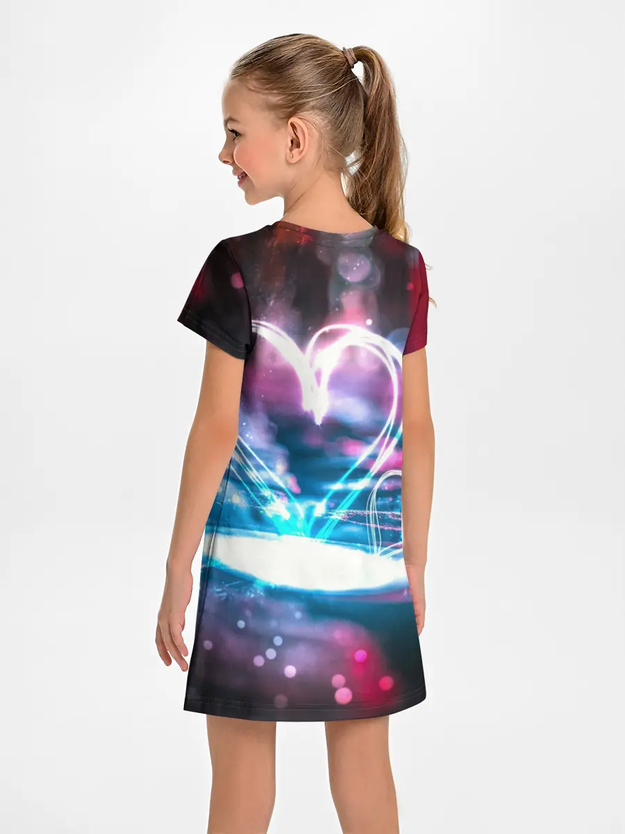 Детское платье / Неоновое сердце