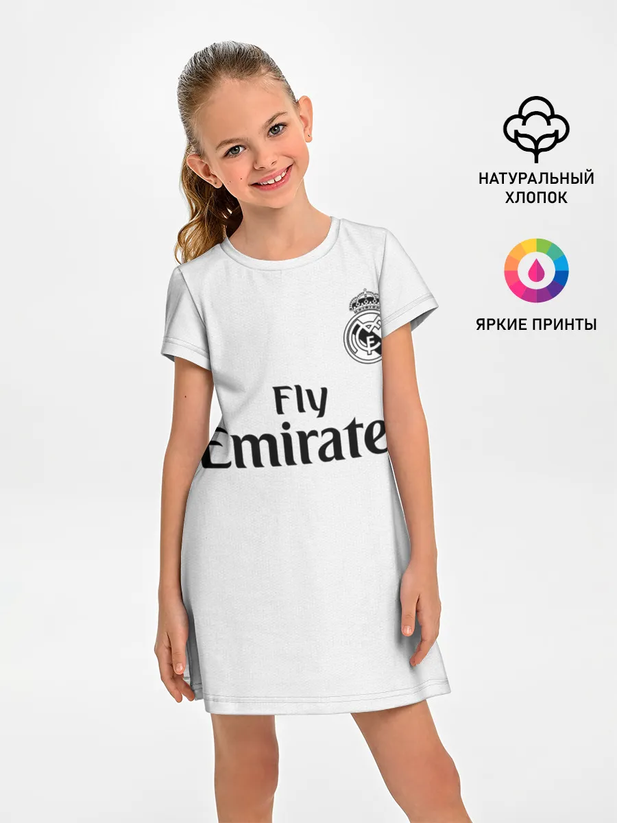 Детское платье / Реал Мадрид Форма Новая 18/19