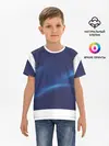 Детская базовая футболка / 3D волна
