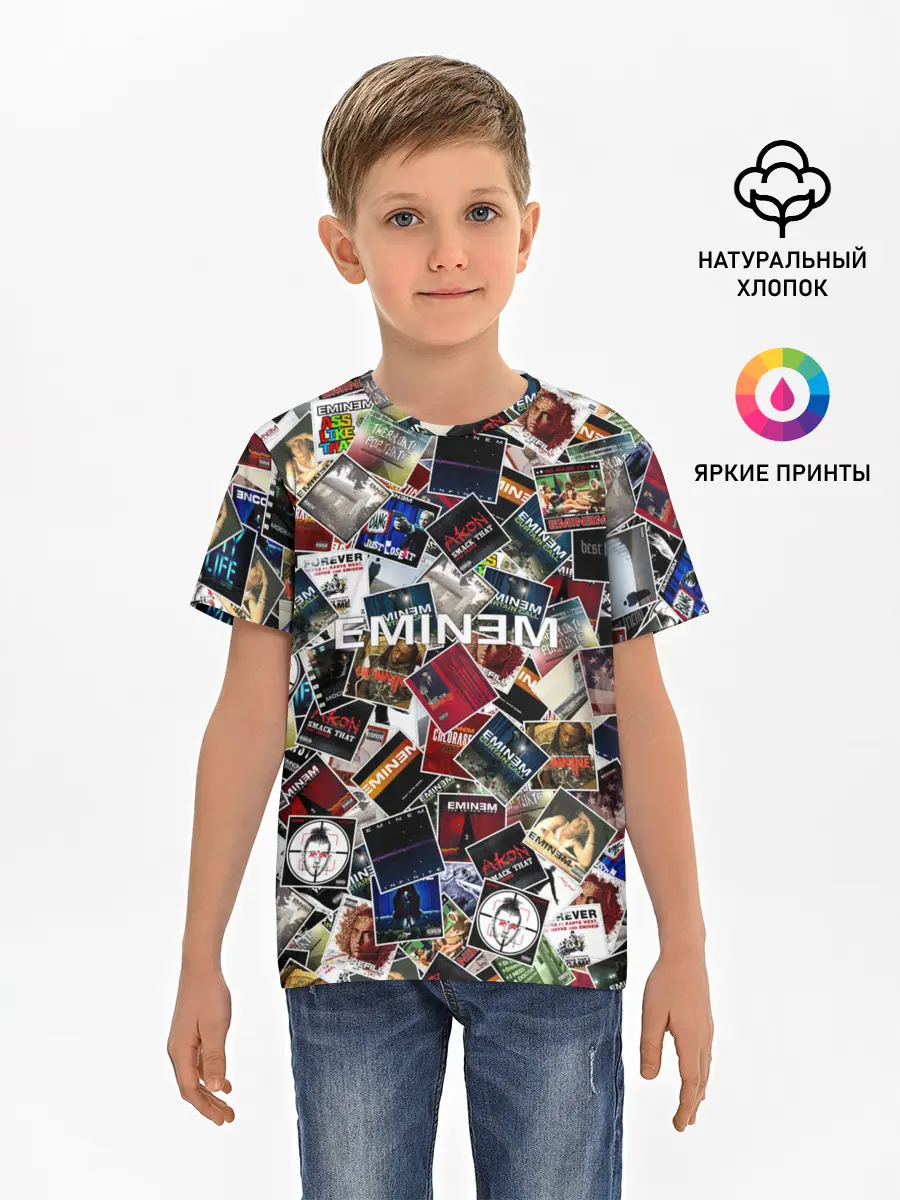 Детская базовая футболка / Дискография EMINEM