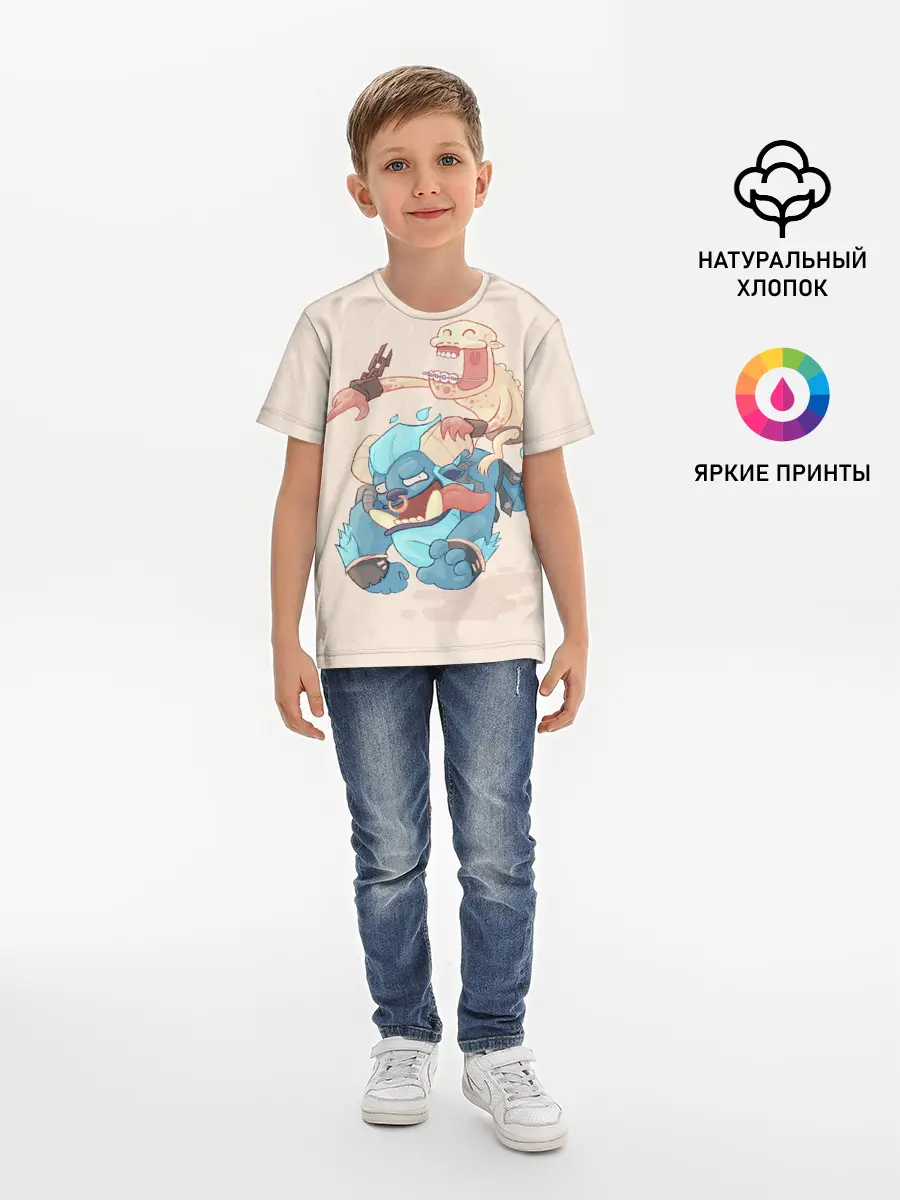 Детская базовая футболка / Мы уже выехали | Dota 2