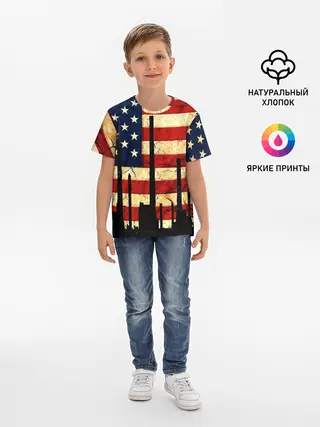 Детская базовая футболка / USA URBAN