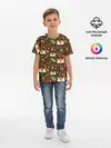 Детская базовая футболка / Лисоньки в лесу
