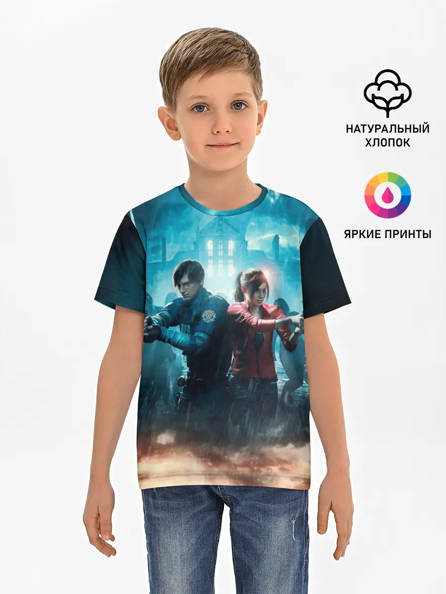 Детская базовая футболка / Resident Evil 2