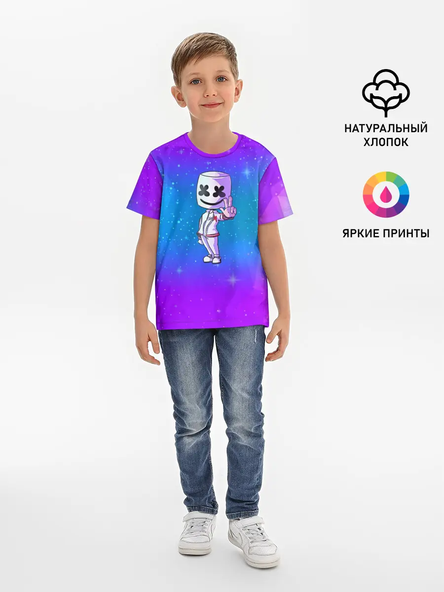 Детская базовая футболка / Marshmello