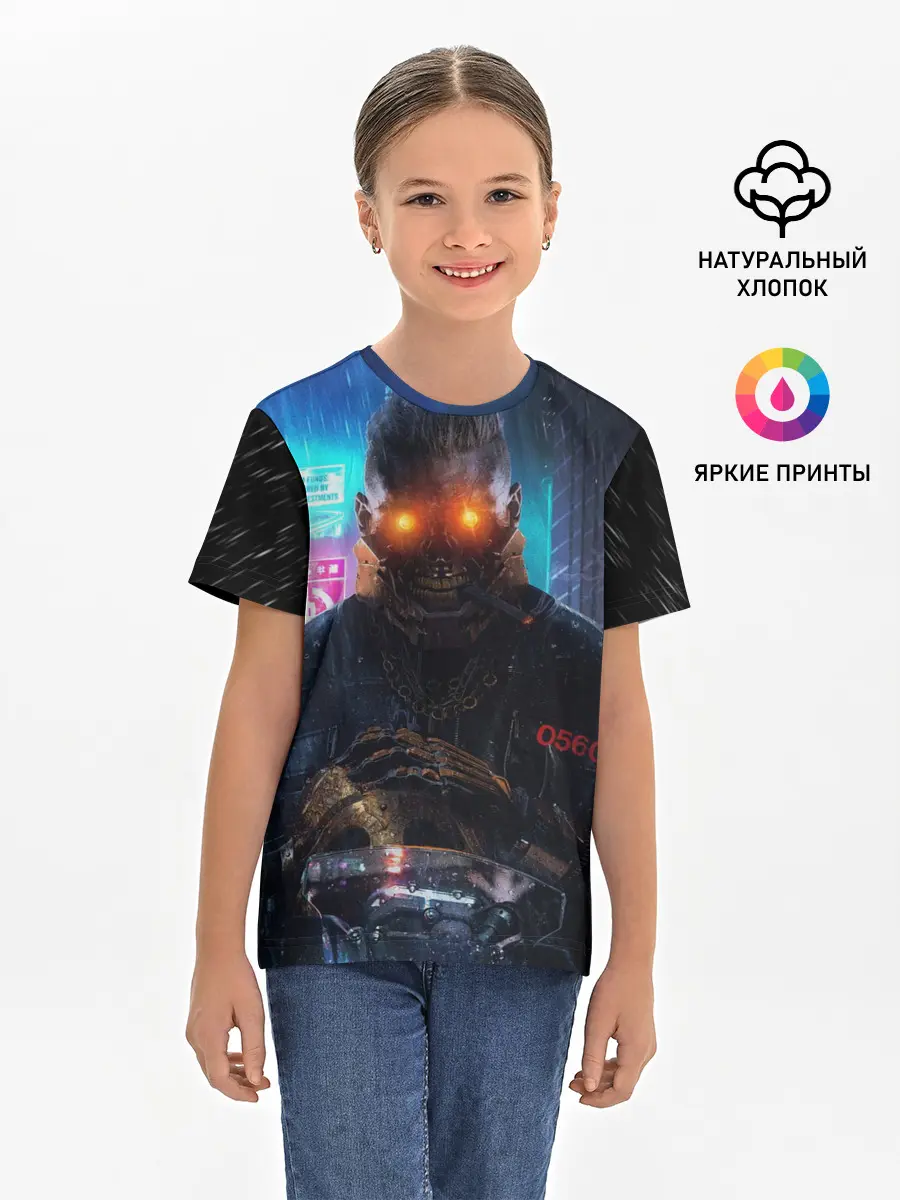 Детская базовая футболка / Cyberpunk 2077 | Maelstrom